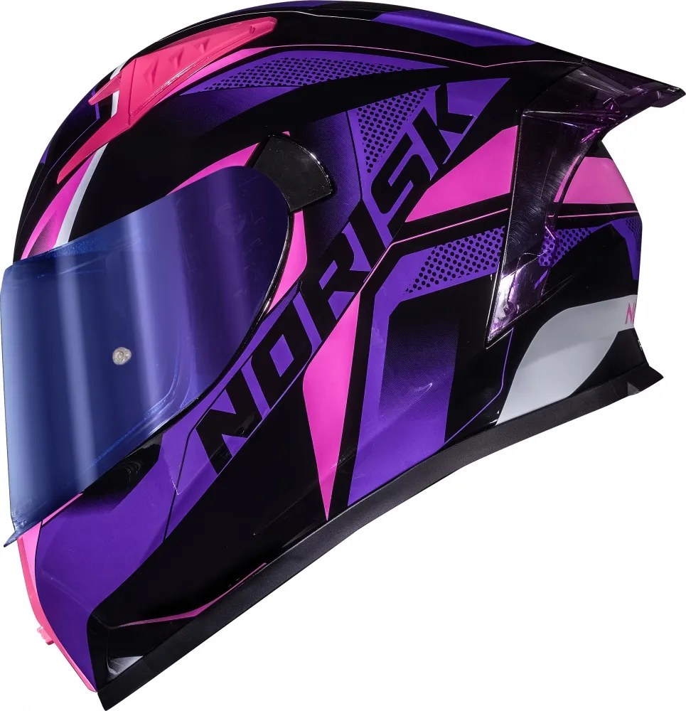CAPACETE NORISK FLOW PULSE ROXO / ROSA Imagem