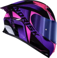 CAPACETE NORISK FLOW PULSE ROXO / ROSA - Foto 2