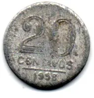 1958 - 20 Centavos - Moeda Brasil