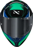 CAPACETE NORISK FLOW PULSE VERDE / AZUL - Foto 3