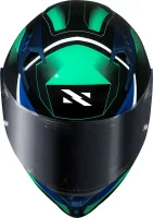 CAPACETE NORISK FLOW PULSE VERDE / AZUL - Foto 5