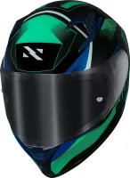 CAPACETE NORISK FLOW PULSE VERDE / AZUL - Foto 6