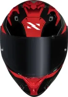 CAPACETE NORISK FLOW ROBOT PRETO / VERMELHO - Foto 3