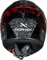 CAPACETE NORISK FLOW ROBOT PRETO / VERMELHO - Foto 4