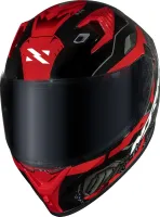 CAPACETE NORISK FLOW ROBOT PRETO / VERMELHO - Foto 6