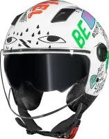 CAPACETE NORISK ORION SV FREE BRANCO / LARANJA - Foto 6