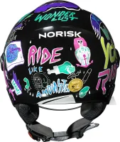 CAPACETE NORISK ORION SV FREE PRETO / VIOLETA - Foto 4