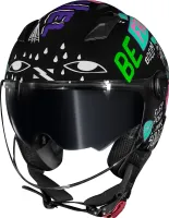 CAPACETE NORISK ORION SV FREE PRETO / VIOLETA - Foto 6