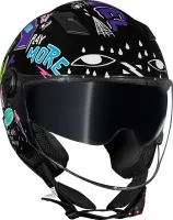 CAPACETE NORISK ORION SV FREE PRETO / VIOLETA - Foto 7