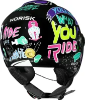 CAPACETE NORISK ORION SV FREE PRETO / VIOLETA - Foto 8