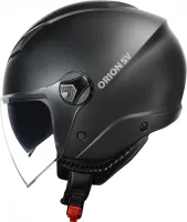 CAPACETE NORISK ORION SV MONOCOLOR PRETO FOSCO - Foto 3