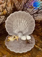 Porta vela ostra com perola - Foto 3