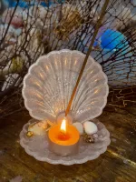 Porta vela ostra com perola - Foto 4