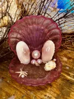 Porta vela ostra com perola - Foto 5