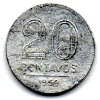 1959 - 20 Centavos - Moeda Brasil