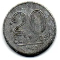 1959 - 20 Centavos - Moeda Brasil