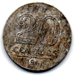 1961 - 20 Centavos - Moeda Brasil