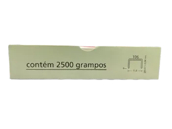 Grampo para grampeador manual 106/8 - Foto 2