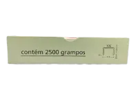 Grampo para grampeador manual 106/8 - Foto 3