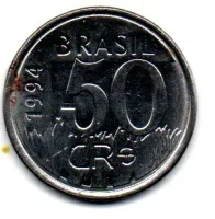 1994 - 50 Cruzeiros Reais - Moeda Brasil - C/ Danos