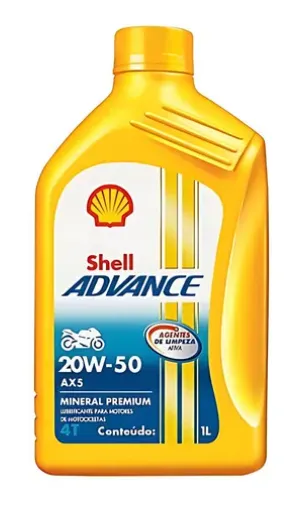 OLEO MOTOR 20W50 ADVANCE 4 TP SL - SHELL