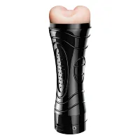 MASTURBADOR LANTERNA RECARREGÁVEL - FORMATO DE ÂNUS COM UMA VIBRAÇÃO - SI.                                            LIBYSEXSHOP - Foto 4