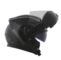 CAPACETE NORISK ROUTE FF345 MONOCOLOR PRETO FOSCO - Foto 3