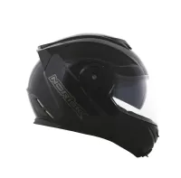 CAPACETE NORISK ROUTE FF345 MONOCOLOR PRETO FOSCO - Foto 4
