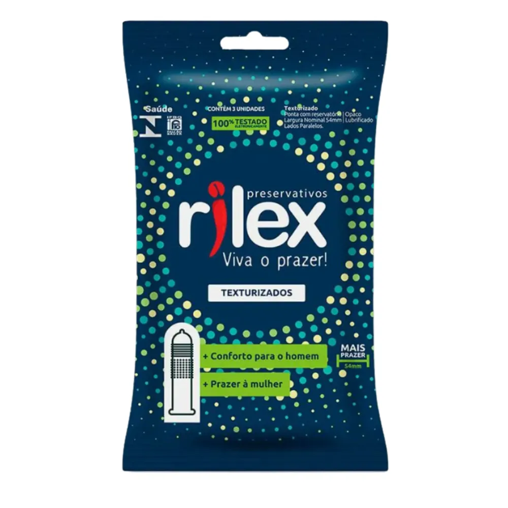 Preservativo Lubrificado Texturizado 3 Uni