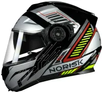 CAPACETE NORISK ROUTE FF345 CHARGE CINZA - Foto 4