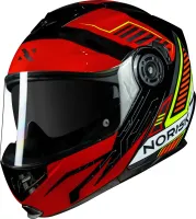 CAPACETE NORISK ROUTE FF345 CHARGE VERMELHO - Foto 7