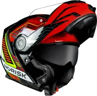 CAPACETE NORISK ROUTE FF345 CHARGE VERMELHO - Foto 8