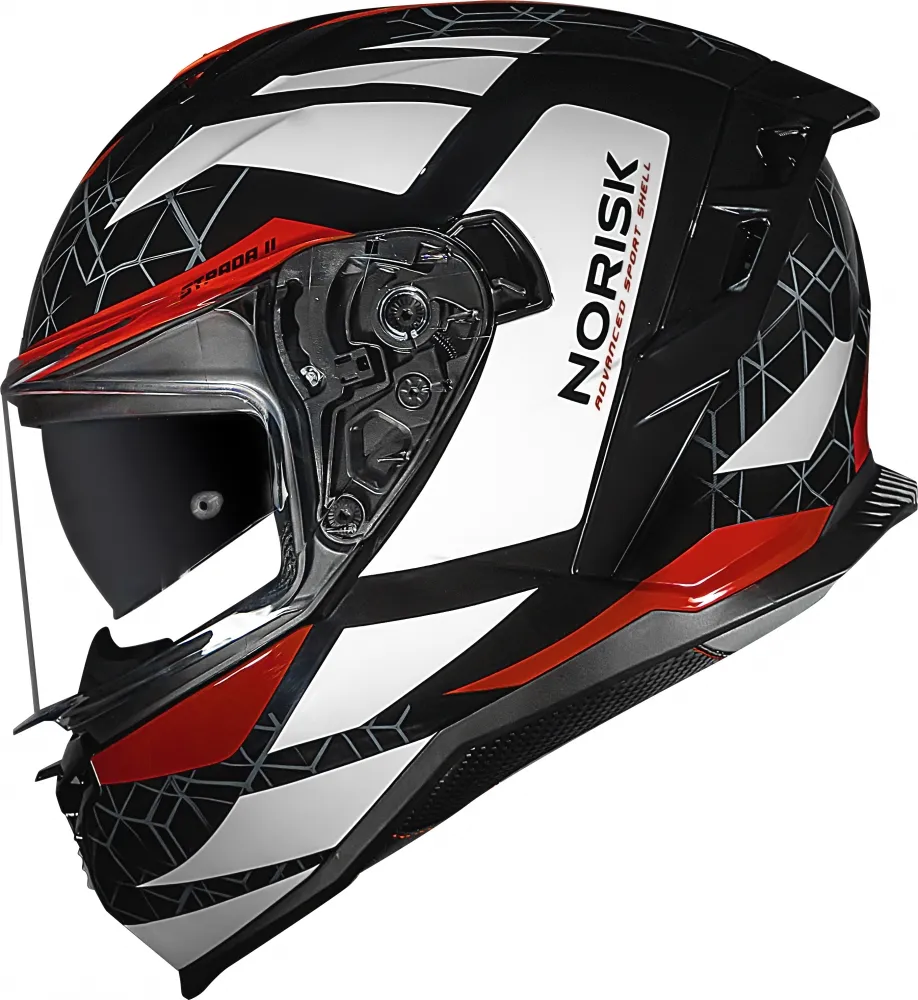 CAPACETE NORISK STRADA II EVOQUE VERMELHO Imagem