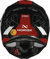 CAPACETE NORISK STRADA II EVOQUE VERMELHO - Foto 9