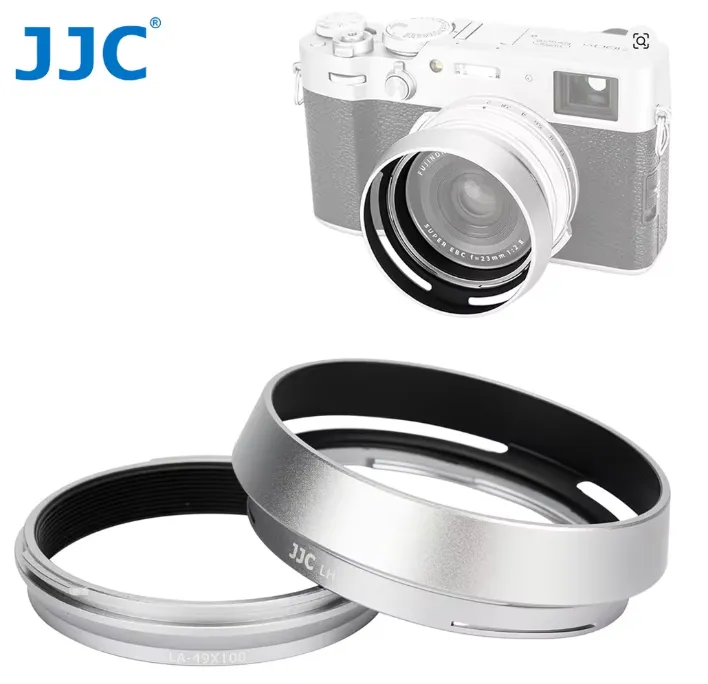  Parasol de lente JJC c/ anel adaptador para Fujifilm  X100 X100VI Imagem
