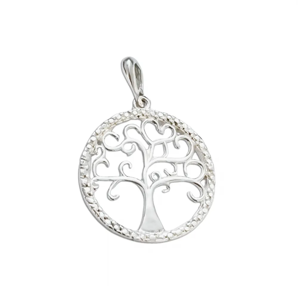 Pingente de prata 925 -Árvore da vida - PG1356