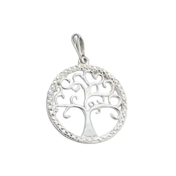 Pingente de prata 925 -Árvore da vida - PG1356