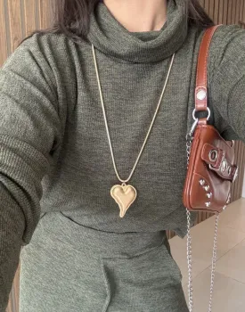 CONJUNTO GOLA BOBA E SAIA MIDI - VERDE - Foto 2