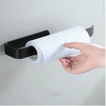 Porta Papel Toalha Suporte Parede Armário Cozinha - Foto 2