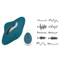 Vibrador de Calcinha Controle Remoto USB - 7624 - Foto 4