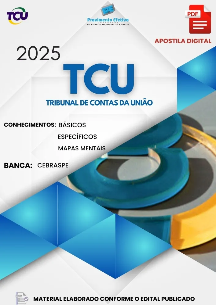 Apostila TCU Técnico Federal Controle Externo 2025