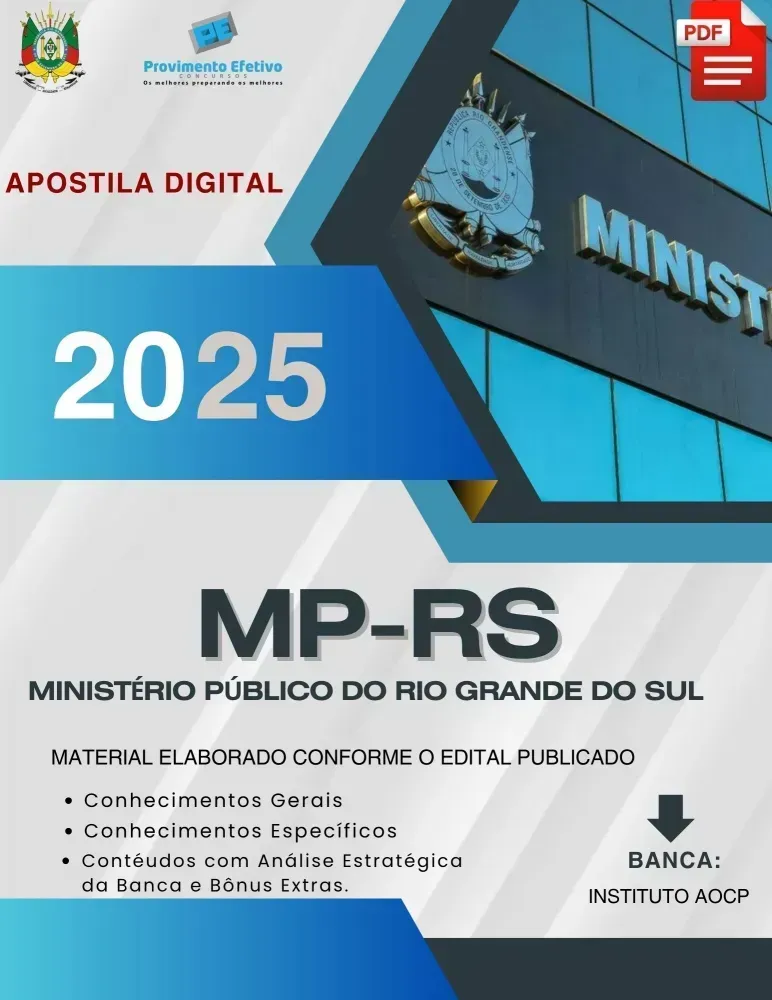 Apostila MP RS Arquivologia Analista 2025