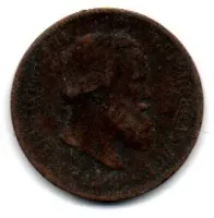 1869 - 10 Réis - Moeda Brasil Império