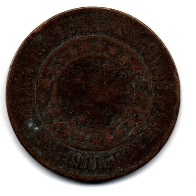 1911 - 40 Réis - Moeda Brasil