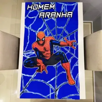  TOALHA BANHO VELOUR  HOMEM ARANHA