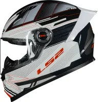 CAPACETE LS2 FF 358S CLASSIC S DIGITAL PRETO / BRANCO - Foto 10