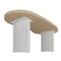 Mesa Executiva Organic 2000 Tamburato 50mm - Foto 3