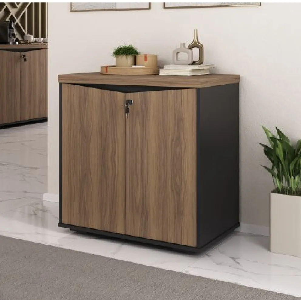 Armário Baixo 750 com 2 Portas e Prateleira Tamburato Y37 Imagem