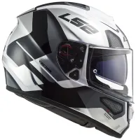 CAPACETE LS2 FF 397 VECTOR AUTOMAT BRANCO / TITANIUM - Foto 2