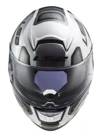 CAPACETE LS2 FF 397 VECTOR AUTOMAT BRANCO / TITANIUM - Foto 3